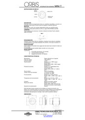 Orbis MINI T Instrucciones De Empleo