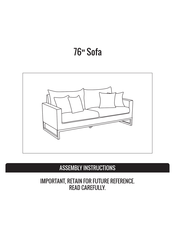 Wayfair 76'' sofa Instrucciones De Montaje