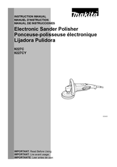 Makita 9227CY Manual De Instrucciones