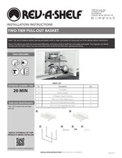 Rev-A-Shelf 5WB-DMKIT Instrucciones De Instalación