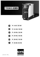 GYS TRIMIG 255-4S Manual Del Usuario