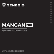 Genesis MANGAN 200 Guia De Inicio Rapido