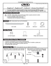 AVS Chrome Hood Shield Instrucciones De Instalación