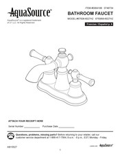 AquaSource 67508W-6027H2 Manual Del Usuario