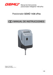 GEMÜ 1436 cPos Manual De Instrucciones