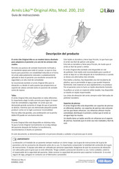 Hill-Rom Liko Original Alto 200 Guía De Instrucciones