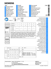 Siemens SIRIUS 3TK2830 Serie Instructivo Original