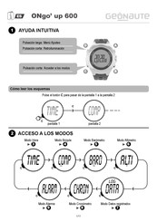 GEONAUTE ONgo' up 600 Manual Del Usuario