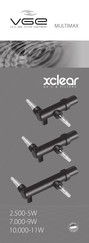 VGE XCLEAR UV-C MULTIMAX Serie Manual Del Usuario