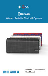 Doss SoundBox Color Manual Del Usuario
