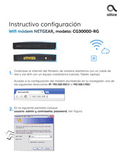 Netgear CG3000D-RG Instructivo Configuración