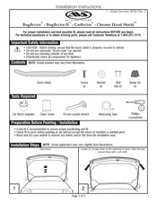 AVS Chrome Hood Shield Instrucciones De Instalación