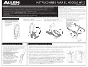 Allen Sports MT-2 Instrucciones