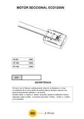 Motor & Blinds PD 1000 Manual Del Usuario