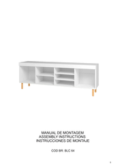 Manhattan Comfort BLC 64 Instrucciones De Montaje