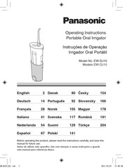 Panasonic EW-DJ10 Instrucciones De Operación