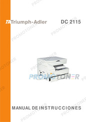 Triumph Adler DC 2115 Manual De Instrucciones