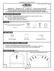 AVS Chrome Hood Shield Instrucciones De Instalación