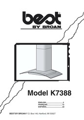 Broan beot K7388 Manual Del Usuario