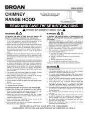 Broan BW5036SS Manual De Instrucciones