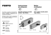 Festo DRQD-PPV-FW-SD Serie Instrucciones De Utilizacion