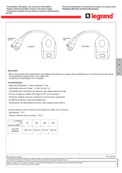 LEGRAND 430 612 Manual Del Usuario