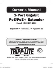 Tripp-Lite NPOE-EXT-1G30 El Manual Del Propietario