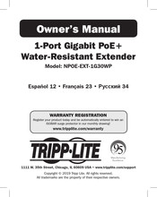 Tripp-Lite NPOE-EXT-1G30WP El Manual Del Propietario
