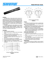 Shure 849 Guia Del Usuario