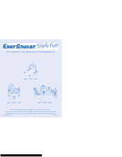 Evenflo ExerSaucer Triple Fun Manual Del Usuario