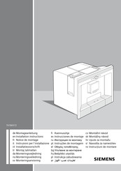 Siemens TK76K572 Instrucciones De Montaje