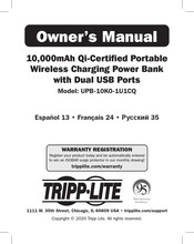 Tripp-Lite UPB-10K0-1U1CQ El Manual Del Propietario