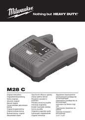 Milwaukee M28 C Manual Original