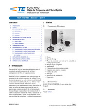 Tyco Electronics FOSC-450D Instrucción De Instalación