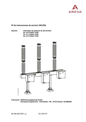 Areva GL 312 F3/4031 P/VR Instrucciones De Servicio