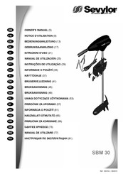 Sevylor SBM 30 Manual De Utilización