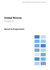 WEG RUW-100 Manual De Programación