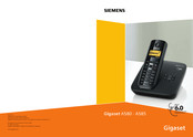 Siemens Gigaset A585 Manual Del Usuario