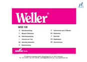 Cooper Tools Weller WSD130 Instrucciones Para El Manejo