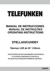 Telefunken STELLA55CUHDEV Manual De Instrucciones