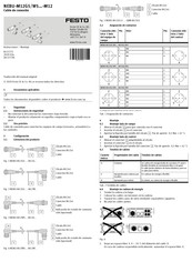 Festo NEBU­-M12G5/W5M12 Serie Instrucciones De Montaje