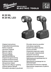 Milwaukee M 28 WL Manual Original