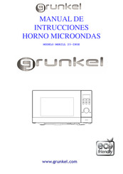 Grunkel MGRILL 23 Manual De Intrucciones