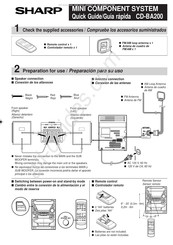 Sharp CD-BA200 Guía Rápida