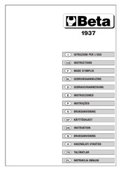 Beta 1937 Manual De Instrucciones