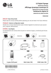 LG 55EG5SD-C Guía Rápida