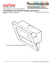 PEERLESS Mounts FPEWM-B Instalación Y Ensamblaje