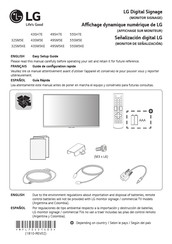 LG 43SH7E Guía Rápida