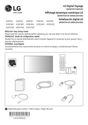 LG 49SE3KD Guía Rápida