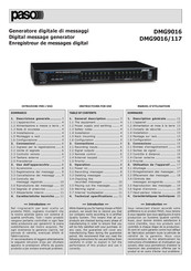 Paso DMG9016/117 Manual Del Usuario